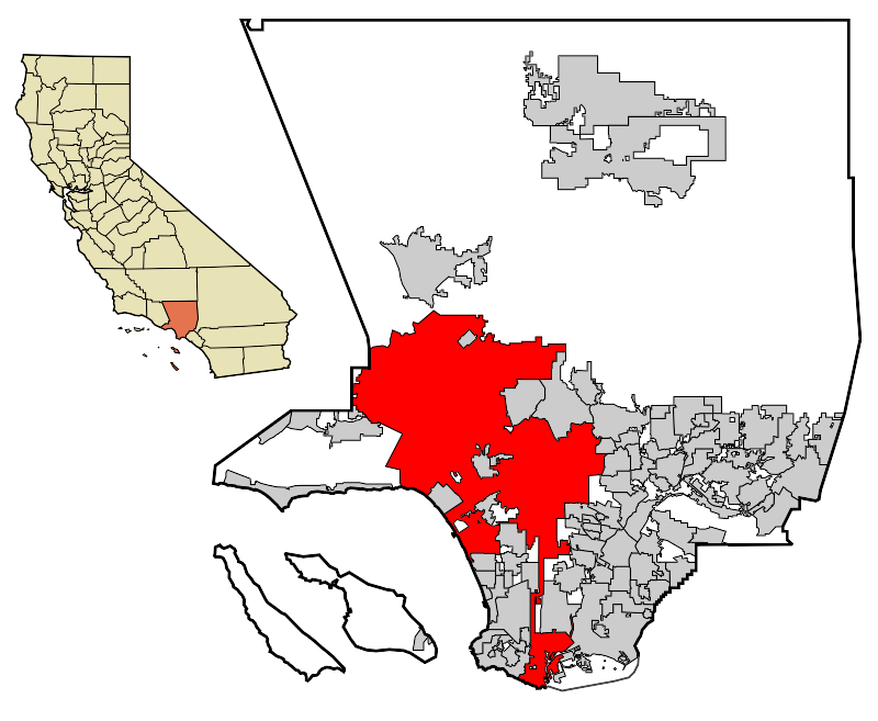 Maps of Los Angeles  City of Angels RPG